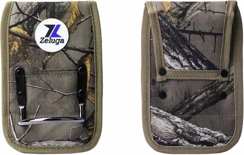 Zeluga Soporte de Martillo de Acero Resistente con Asa de Cuero de Tamaño Estándar