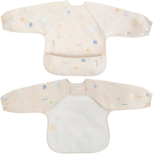 Miniatura 8 de Ali+Oli Baberos de delantal para bebés, libres de BPA, certificados Oeko-Tex, impermeables, lavables a máquina, para niños pequeños de 6m+