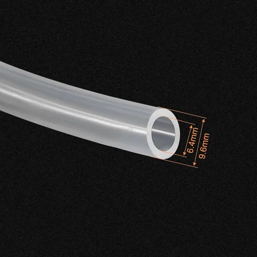 Miniatura 2 de uxcell Tubo de silicona transparente, 1/4 pulgadas (0.252 in) ID 3/8 pulgadas (0.378 in) de diámetro exterior de 10 pies, manguera de agua de tubo