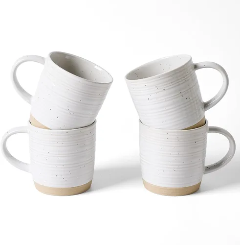 Miniatura 12 de famiware Juego de 4 tazas de café, juego de tazas de 13 onzas, juego de tazas de cerámica con asa para café, té, cacao, leche, serie Constellation