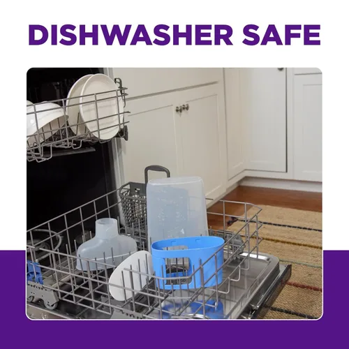 Miniatura 7 de PUR Jarra delgada con filtro de agua, capacidad de 8 tazas, diseño compacto para dormitorios y mini refrigeradores, apta para lavavajillas