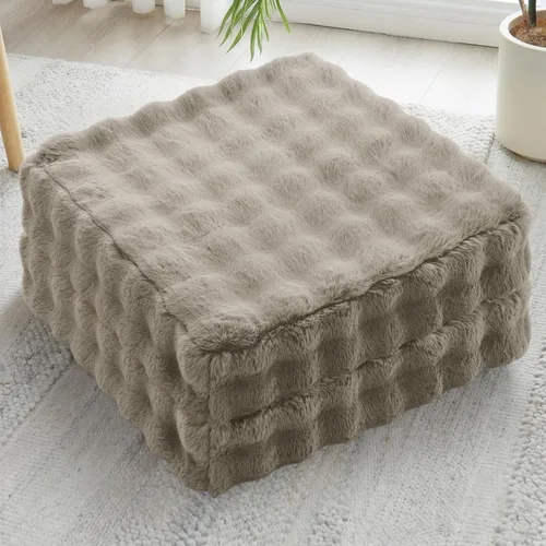 Miniatura 9 de JKMAX 2 Piezas Almohadas de Espuma de Alta Densidad para Piso - Almohadas Grandes Mejoradas para Asientos de Adultos - Cojín de Piso para Exteriores