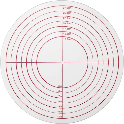 Miniatura 15 de Restaurantware Pastry Tek - Tocadiscos para tartas de 12 pulgadas, 1 soporte giratorio resistente para tartas, base antideslizante con interruptor