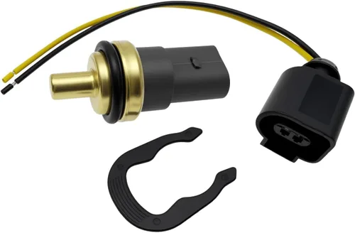 Miniatura 2 de Sensor de temperatura del refrigerante del motor con arnés de conector Pigtail 06A919501 Compatible con A3 A4 A6 A8 Quattro Q7 Beetle Eo-s GTI