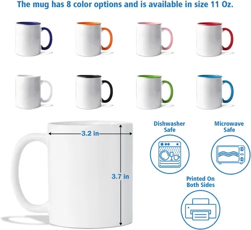 Miniatura 7 de Taza de cerámica personalizada con nombre – Taza de café personalizada regalo para amigos, compañeros de trabajo, cumpleaños, taza de viaje