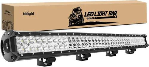 Miniatura 9 de Nilight 39 Pulgadas 252W Barra de Luz LED Combo Puntal y Dispersión 24V 12V Iluminación para Barco, Iluminación de Conducción Todoterreno, Luces