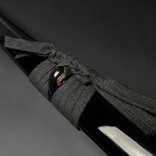Miniatura 7 de Musashi - Cortador rápido de bambú ligero Katana de arcilla real templada 1060 hoja de acero al carbono Samurai Sword Katana