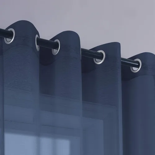 Miniatura 3 de KOUFALL Cortinas transparentes con ojales