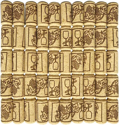 Miniatura 3 de #8 corchos de vino naturales (tamaño 7/8" x 1 3/4") bolsa de 50 mejores para vino casero y artes de bricolaje.