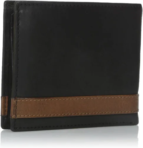 Miniatura 2 de Fossil Mens Leather Bifold Wallet with Coin Pocket