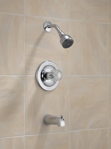 Miniatura 3 de Peerless P188720 Classic - Manijas combinadas completas para bañera y ducha, cromadas