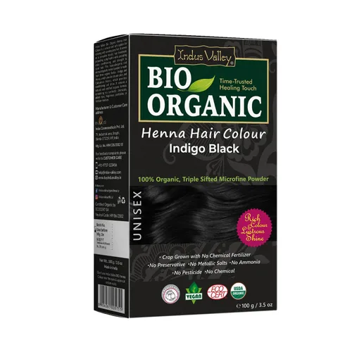 Miniatura 17 de Tinte para cabello de henna marrón claro 100% puro y natural de Indus Valley