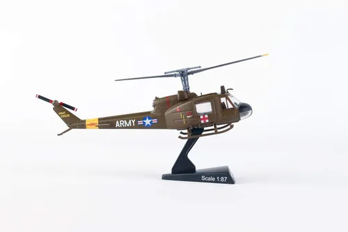 Miniatura 12 de Daron Worldwide Trading Sello postal UH-1 Huey MEDEVAC Vehículo del Ejército de EE. UU. (Escala 1/87)