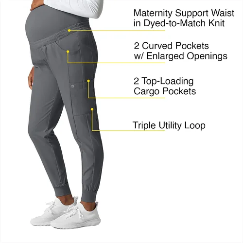 Miniatura 2 de WonderWink Pantalón deportivo de maternidad para mujer