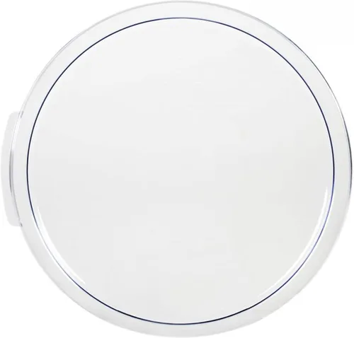 TrueCraftware - Tapa redonda transparente de 1 cuarto de galón para contenedor redondo de almacenamiento de alimentos de policarbonato, 1 pieza