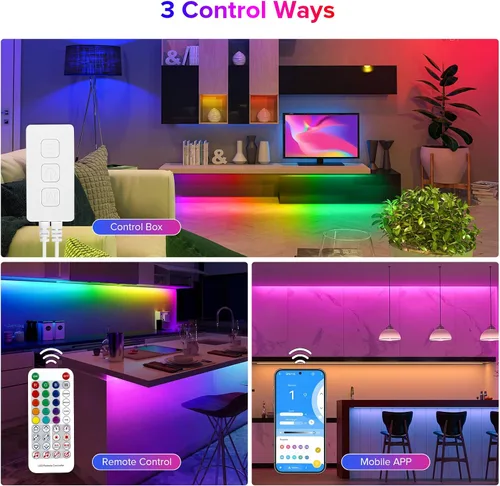 Miniatura 6 de SEZO WS2812B Controlador LED Bluetooth 600pixels/puerto SP611E Control de sincronización de música para WS2811 WS2812 SM16703 UCS1903 direccionable