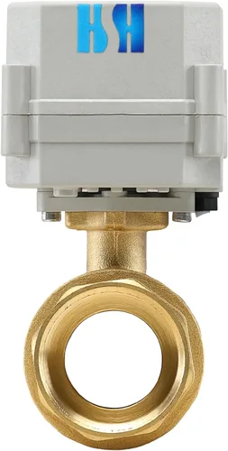 Miniatura 8 de 2 vías 1" 12VDC 9-24VDC 0-10V NPT Válvula de bola motorizada de control de modulación integral proporcional