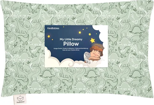 Miniatura 49 de KeaBabies - Almohada con funda para niños pequeños, almohada My Little Dreamy de 13 x 18 pulgadas (ABC Land)