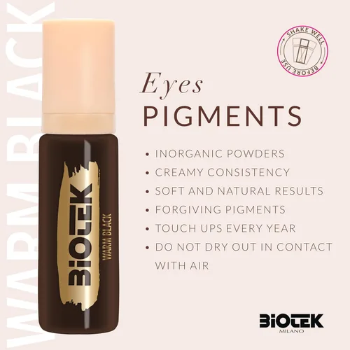 Miniatura 3 de Pigmento de ojos para maquillaje permanente de ojos - Negro cálido - 0,50 fl.oz.