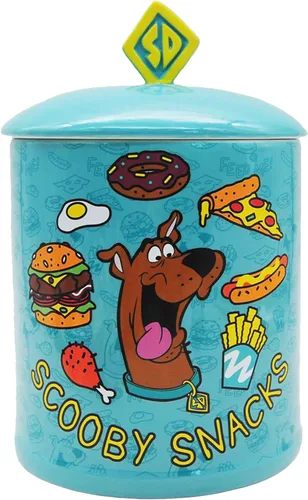 Miniatura 24 de Silver Buffalo Disney Alicia en el País de las Maravillas Flores y Setas Tarro de Vidrio para Galletas, Snacks y Dulces con Tapa (Pequeño)