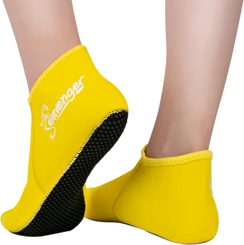 Miniatura 2 de Seavenger Zephyr - Calcetines de buceo de neopreno de 0.118 in Amarillo Vibrante