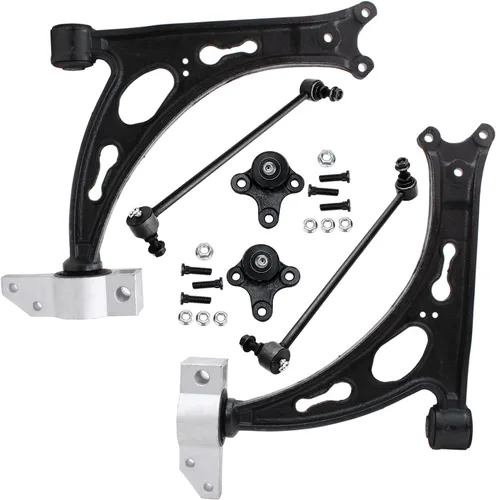 Miniatura 155 de Detroit Axle - Kit de brazos de control de extremo delantero 4WD para Ford 04-08 F-150, 06-08 Lincoln Mark LT, 4 extremos de barra de acoplamiento