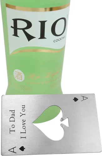 Miniatura 7 de Yoption - Abridor de botellas de cerveza personalizado, 1 unidad, grabado, tamaño de tarjeta de crédito de acero inoxidable personalizado