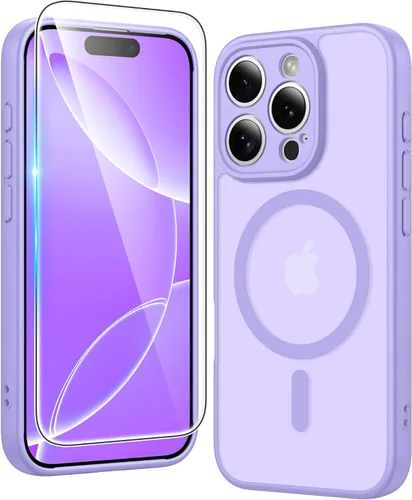 Miniatura 1297 de FNTCASE Funda para iPhone 13 Pro-Max: Fundas magnéticas transparentes compatibles con Magsafe Slim anti amarillamiento protección contra caídas