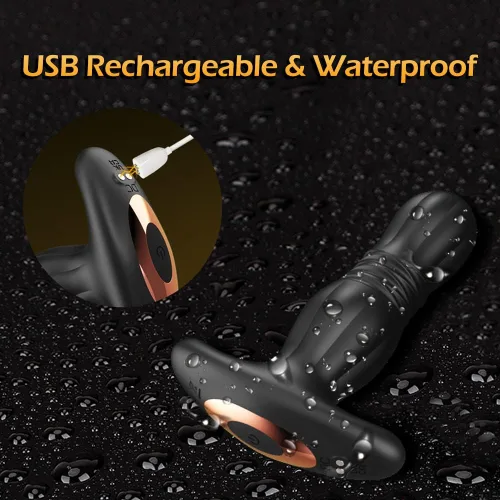 Miniatura 7 de Vibrador de juguete de enchufe anal vibrador de empuje más rápido de la historia, estimulador de masaje de próstata ZCSOUYA, entrenador