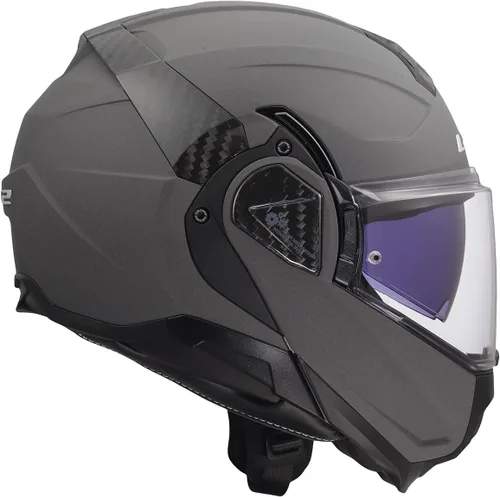 Miniatura 6 de Cascos LS2 Advant II - Casco modular para motocicleta con protector solar (Gris hormigón mate - Talla L)