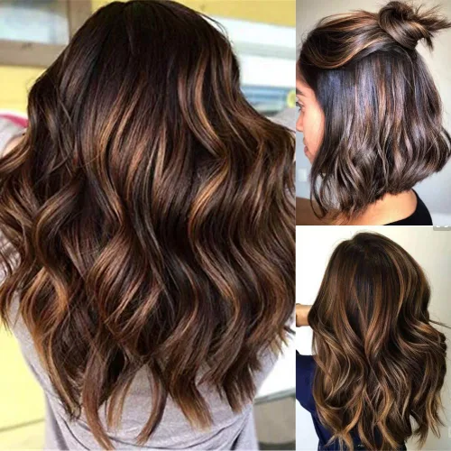 Miniatura 3 de FENJUN - Peluca de cabello humano con encaje frontal con reflejos 1B/30/33, sin pegamento, rubio miel, para mujeres blancas y negras, pelucas
