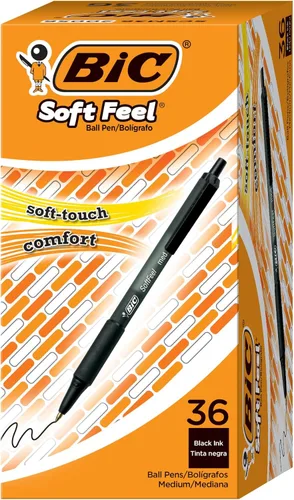 BIC Soft Feel 36 - Bolígrafo negro
