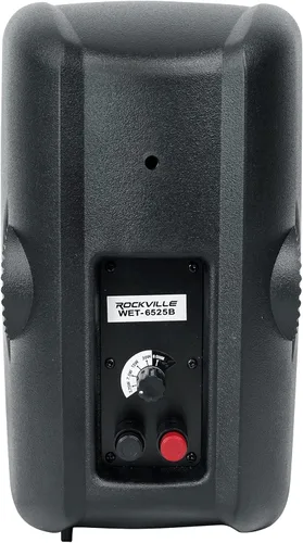Miniatura 7 de Rockville WET-6525B Par de altavoces de pared de 6.5 pulgadas y 70 V, IPX55 impermeable, soporte giratorio de 4 vías, 40 W RMS, para restaurantes