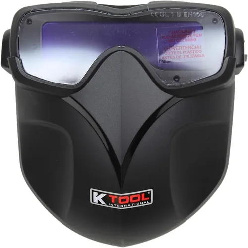 Miniatura 2 de K Tool International 70046 Kit de gafas de soldadura para oscurecimiento automático para garajes, talleres de reparación y bricolaje, ligero, 5-13