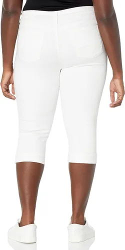 Miniatura 2 de NYDJ Jeans cortos con puños cortos Petite Marilyn para mujer