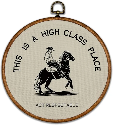 Miniatura 21 de KSDUT Arte de Pared Occidental de Vaquero Ágata Verde - Arte de Pared Preppy Moderno del Suroeste en Lienzo con Marco Colgante, Arte de Pared