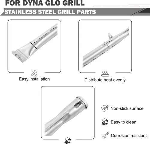 Miniatura 6 de Piezas de repuesto de DGH474CRP para Dyna Glo 5 piezas de repuesto para parrilla de quemadores DGH485CRP DGH474CRN-D DGH483CRP DGH483CRP-D Dyna Glo