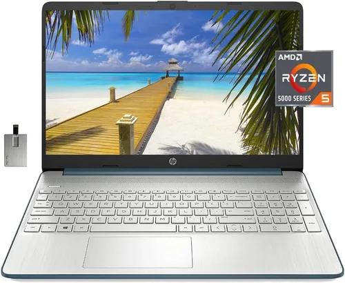 Miniatura 2 de HP Computadora portátil FHD de 15.6 pulgadas, procesador AMD Ryzen 5-5500U (Beats Intel i7-1065G7), 8 GB de RAM, 256 GB PCIe SSD, gráficos AMD