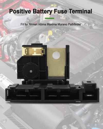 Miniatura 5 de Terminal de fusible de batería positivo de repuesto 24380-3JA1A, fusible fusible Fuselink con terminal de batería positivo para Nissan Altima