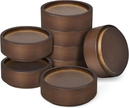 Miniatura 10 de Elevadores de madera para cama, bloques de madera resistentes, apilables de 1 pulgada a 2 pulgadas, 3 pulgadas 4 pulgadas de alto, elevadores