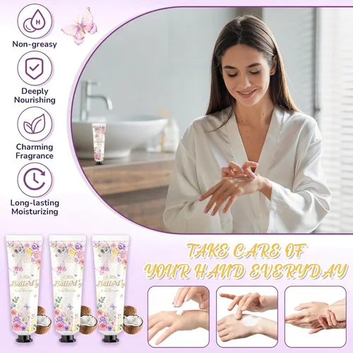 Miniatura 4 de 48 Sets Una Mariposa Está en Camino Regalos de Crema de Manos a Granel Baby Shower Crema de Manos Tamaño de Viaje Loción a Granel Suministros