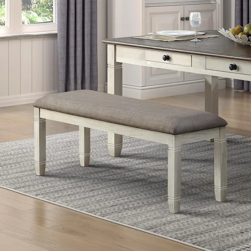 Miniatura 8 de Lexicon Saratoga - Banco de comedor, gris antiguo
