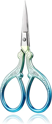 Miniatura 12 de BIHRTC Mini tijeras de bordado de 3.6 pulgadas, tijeras de costura para manualidades de acero inoxidable con punta afilada para labores de aguja
