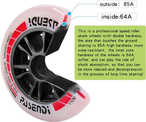 Miniatura 2 de Patines de velocidad profesionales en línea de fibra de carbono para mujeres y hombres, patines de patinaje de fitness al aire libre, ruedas