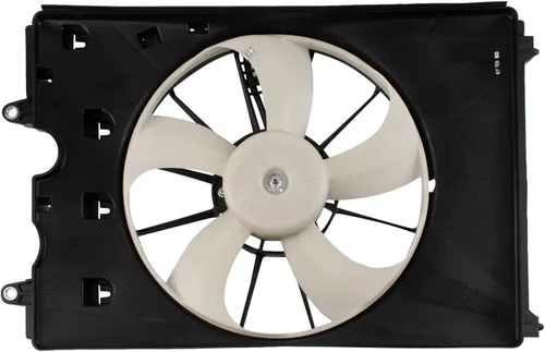 Miniatura 76 de TRQ Conjunto de ventilador de refrigeración dual del radiador compatible con Toyota Highlander 2008-2013 TO3115155