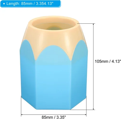 Miniatura 2 de PATIKIL Portalápices, paquete de 3 soportes para bolígrafos para escritorio, bonito soporte de plástico para lápices, organizador de tazas