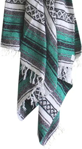 Miniatura 13 de Del Mex Poncho clásico de manta mexicana
