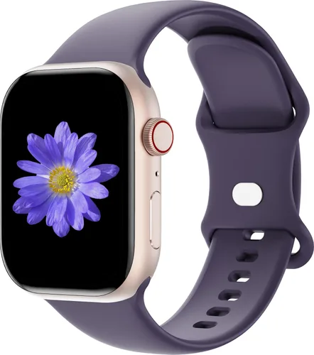 Miniatura 21 de Correas deportivas compatibles con Apple Watch de 1.65, 1.73, 1.77, 1.77, 1.61, 1.49, 1.57 y 1.73 pulgadas, para mujeres y hombres, correa de Luz