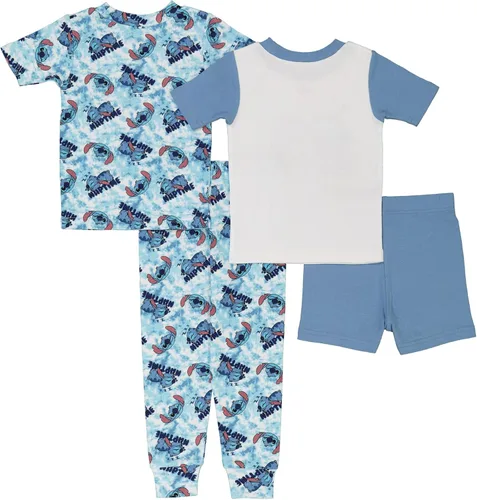 Miniatura 2 de Disney Conjunto de pijama de algodón ajustada de 4 piezas para niño Hora de la siesta