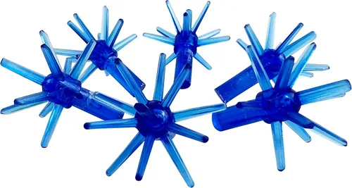 Miniatura 2 de National Artcraft Sputnik - Adornos de cerámica para árbol de Navidad, 25 unidades Sputnik - Azul